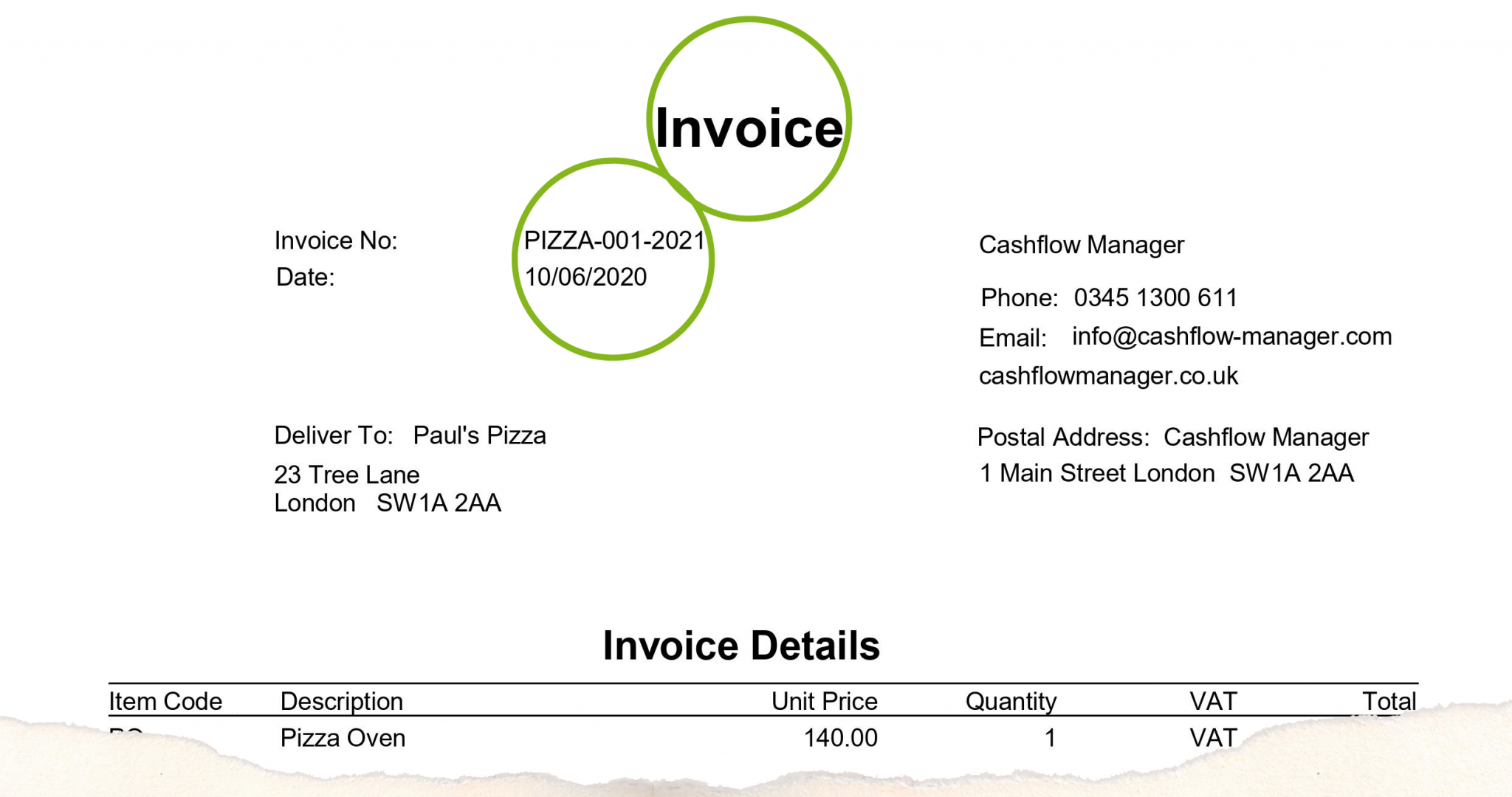 How To Make A Self Employed Invoice Template - Cashflow Manager UK